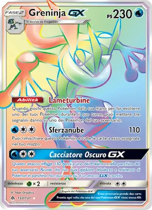 Greninja GX 133 – Apocalisse Di Luce