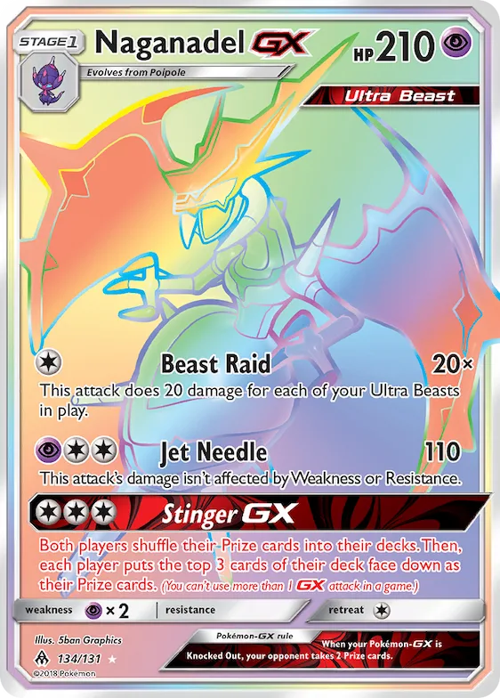 Naganadel-GX #134 – Forbidden Light
