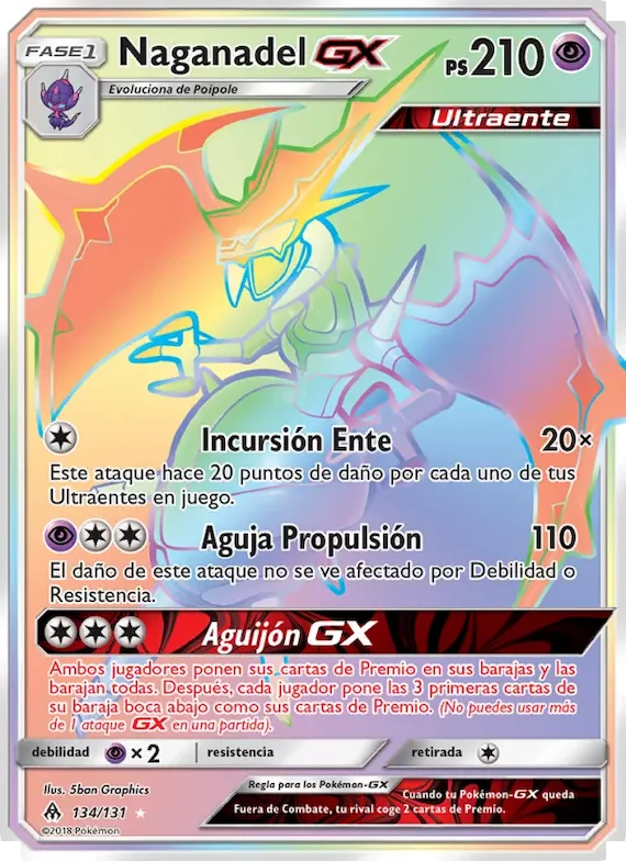 Naganadel GX 134 – Luz Prohibida