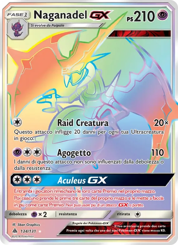 Naganadel GX 134 – Apocalisse Di Luce