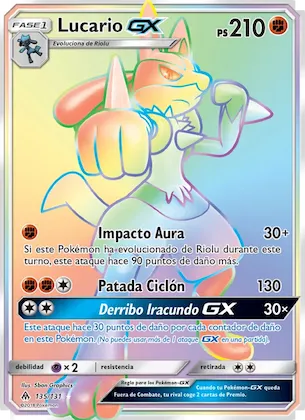 Lucario GX 135 – Luz Prohibida