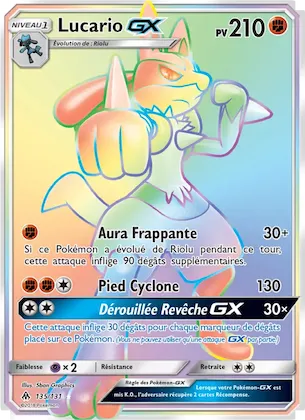 Lucario GX 135 – Lumière Interdite