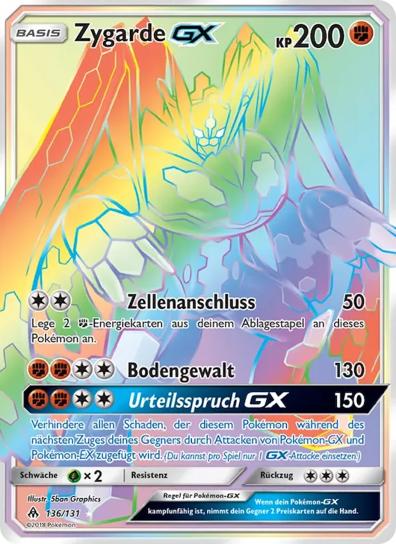 Zygarde GX 136 – Grauen Der Lichtfinsternis