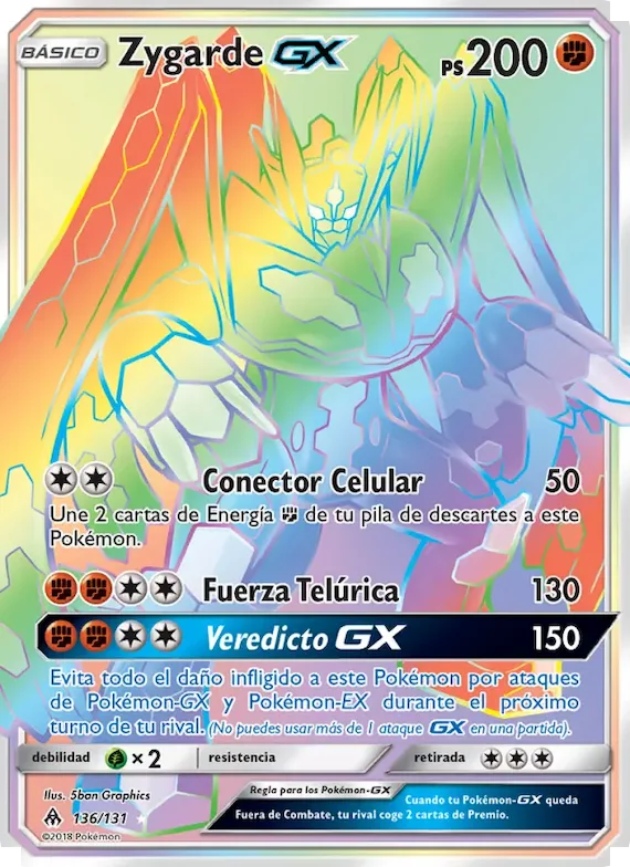 Zygarde GX 136 – Luz Prohibida