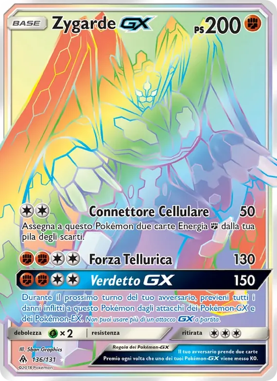 Zygarde GX 136 – Apocalisse Di Luce