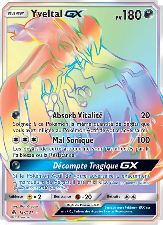 Yveltal GX 137 – Lumière Interdite