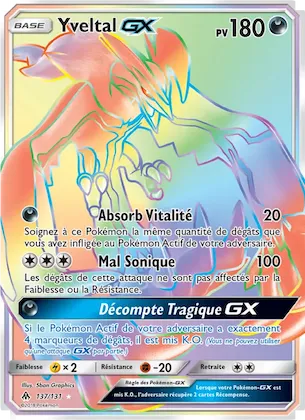 Yveltal GX n° 137 – Lumière Interdite