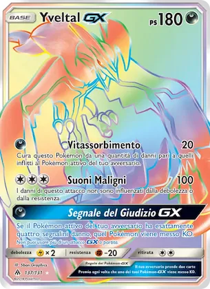 Yveltal GX 137 – Apocalisse Di Luce