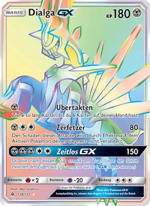 Dialga GX Nr. 138 – Forbidden Light