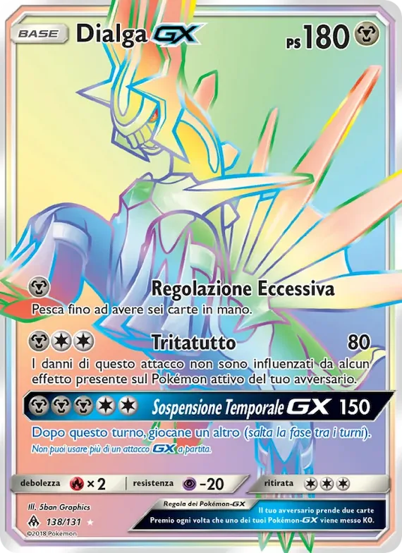Dialga GX 138 – Apocalisse Di Luce