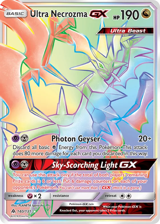Ultra Necrozma-GX #140 – Forbidden Light