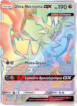 Ultra-Necrozma GX n° 140 – Lumière Interdite