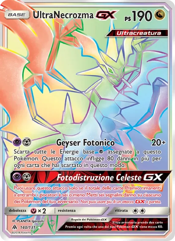 UltraNecrozma GX 140 – Apocalisse Di Luce