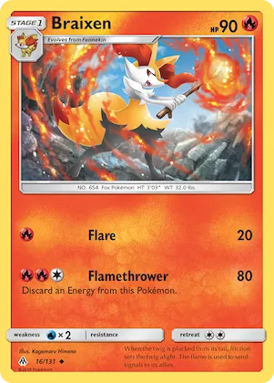 Braixen #16 – Forbidden Light