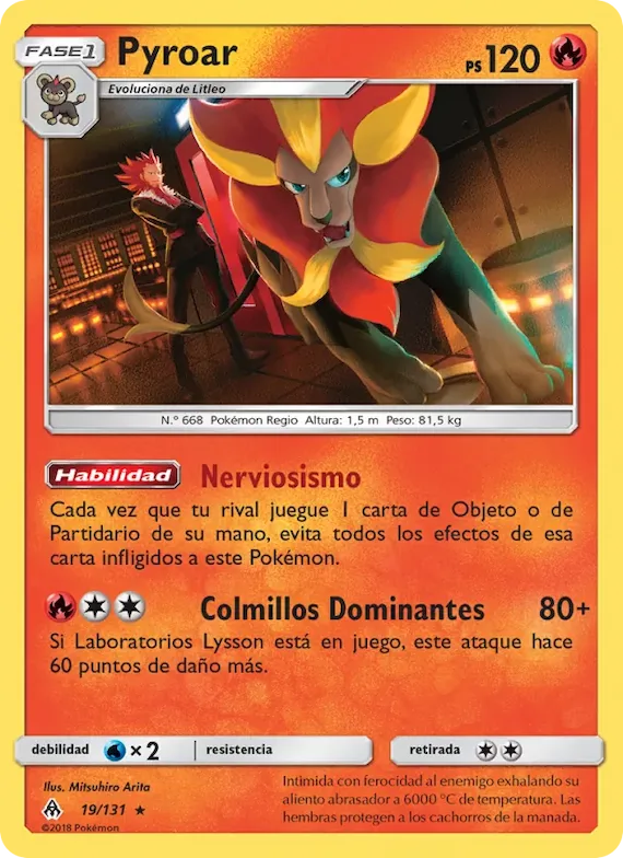 Pyroar 19 – Luz Prohibida