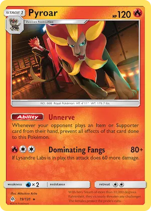 Pyroar #19 – Forbidden Light