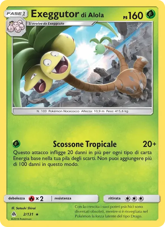 Exeggutor di Alola 2 – Apocalisse Di Luce