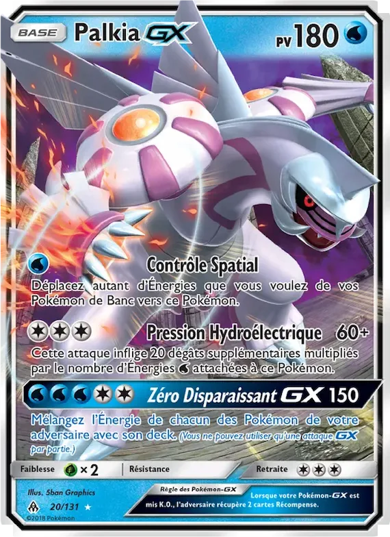 Palkia GX 20 – Lumière Interdite