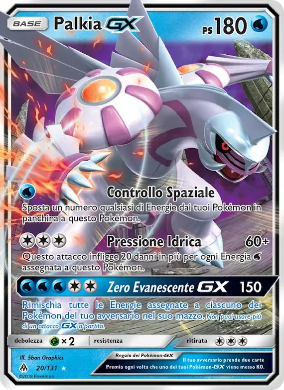 Palkia GX 20 – Apocalisse Di Luce