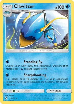 Clawitzer #26 – Forbidden Light