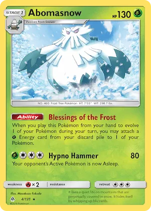 Abomasnow #4 – Forbidden Light