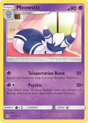 Meowstic #45 – Forbidden Light