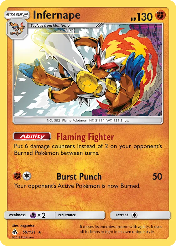 Infernape #59 – Forbidden Light