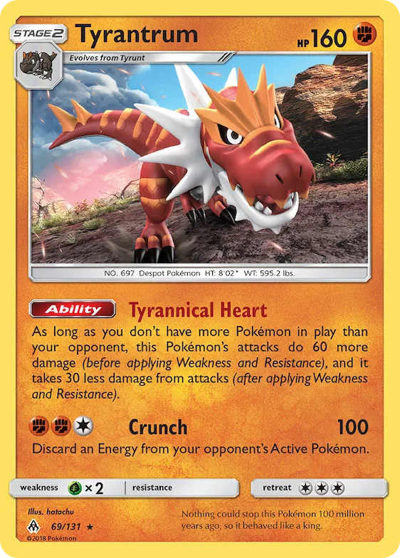 Tyrantrum #69 – Forbidden Light