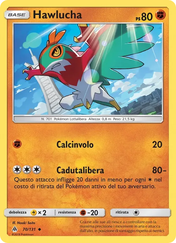 Hawlucha 70 – Apocalisse Di Luce