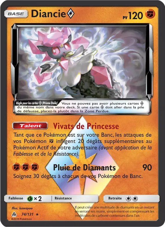 Diancie ◇ 74 – Lumière Interdite