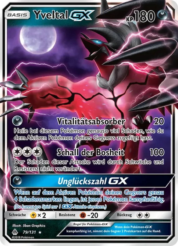 Yveltal GX 79 – Grauen Der Lichtfinsternis