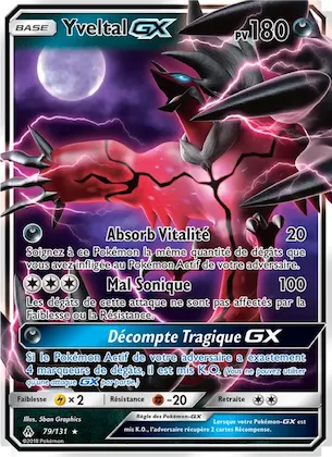 Yveltal GX n° 79 – Lumière Interdite