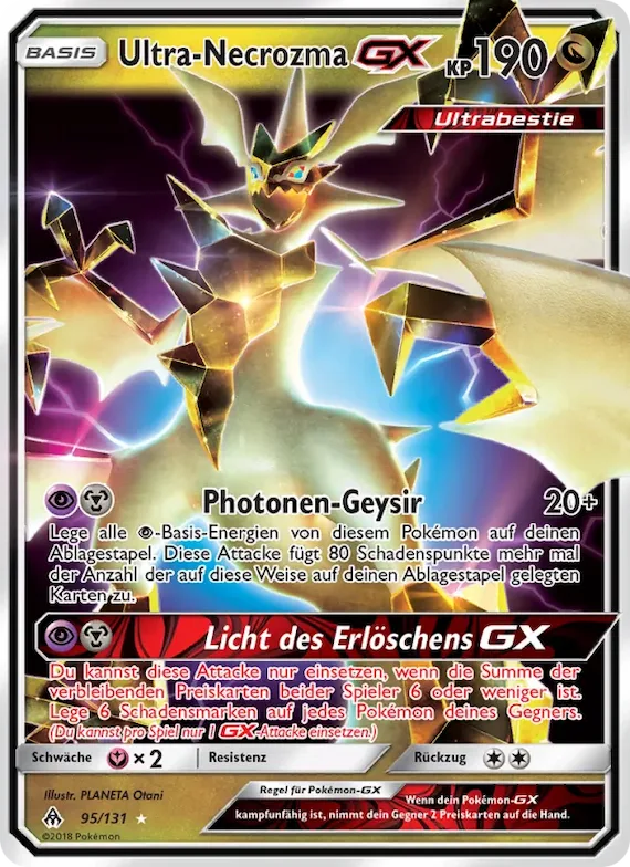 Ultra-Necrozma GX 95 – Grauen Der Lichtfinsternis