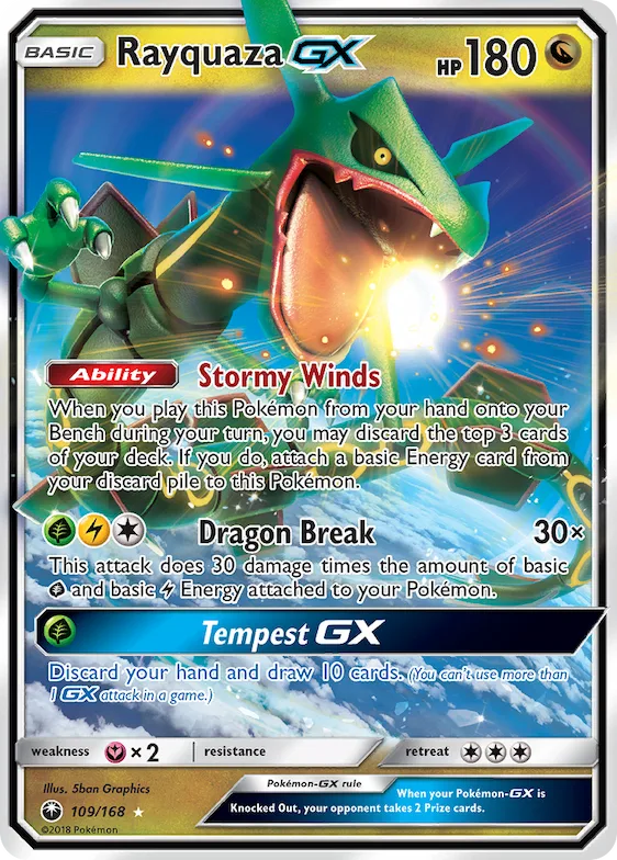 Rayquaza-GX #109 – Celestial Storm