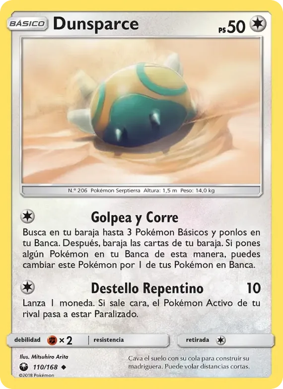 Dunsparce 110 – Tormenta Celestial