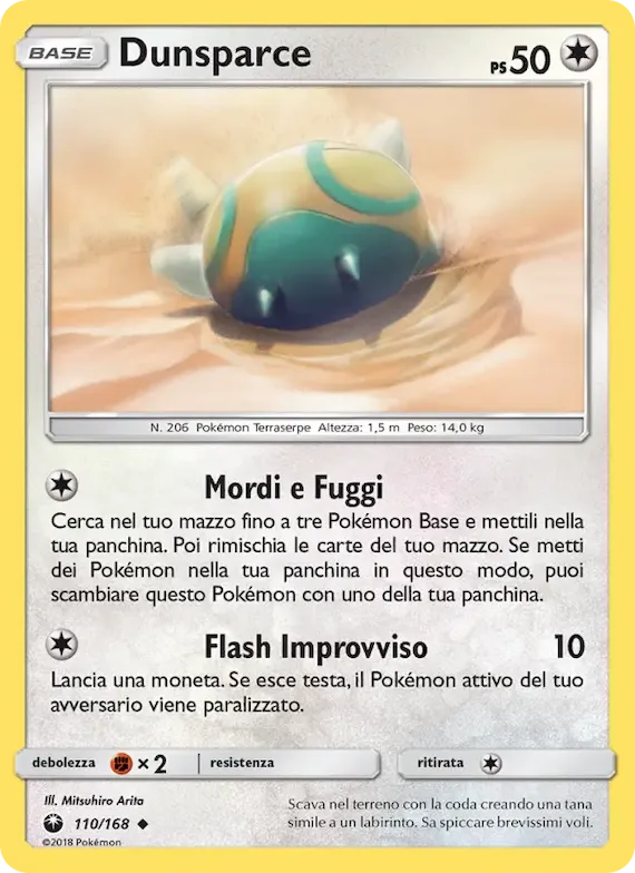 Dunsparce 110 – Tempesta Astrale