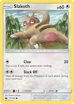 Slakoth #113 – Celestial Storm