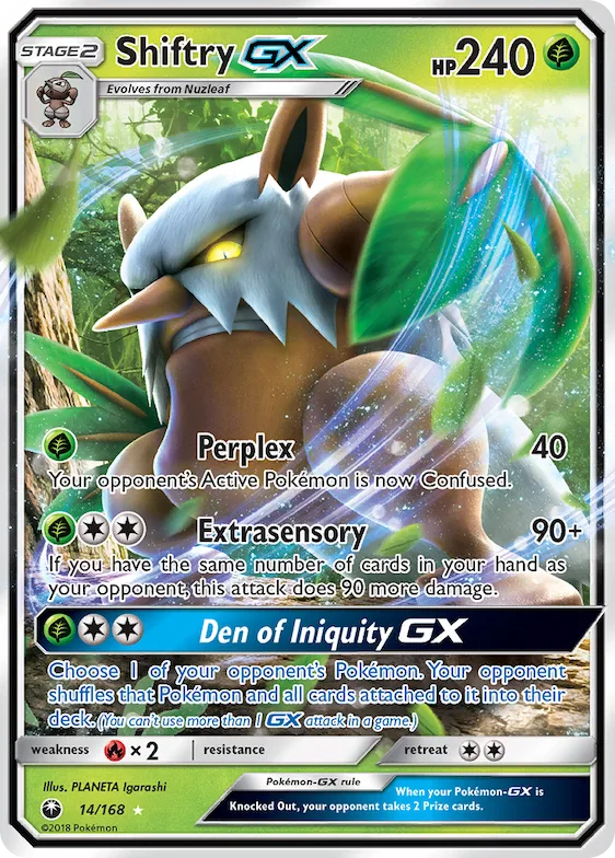 Shiftry-GX #14 – Celestial Storm