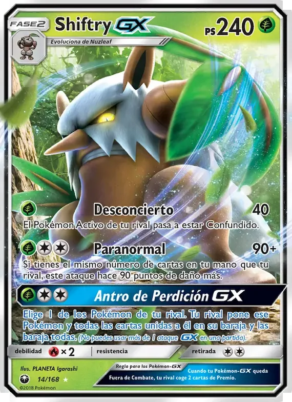 Shiftry GX 14 – Tormenta Celestial