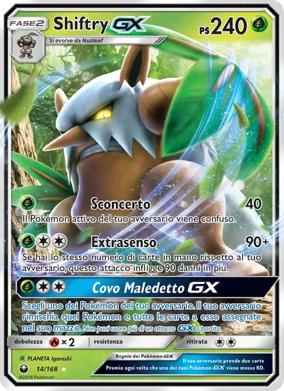 Shiftry GX 14 – Tempesta Astrale