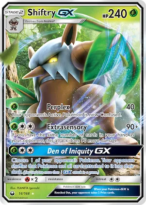 Shiftry-GX #14 – Celestial Storm