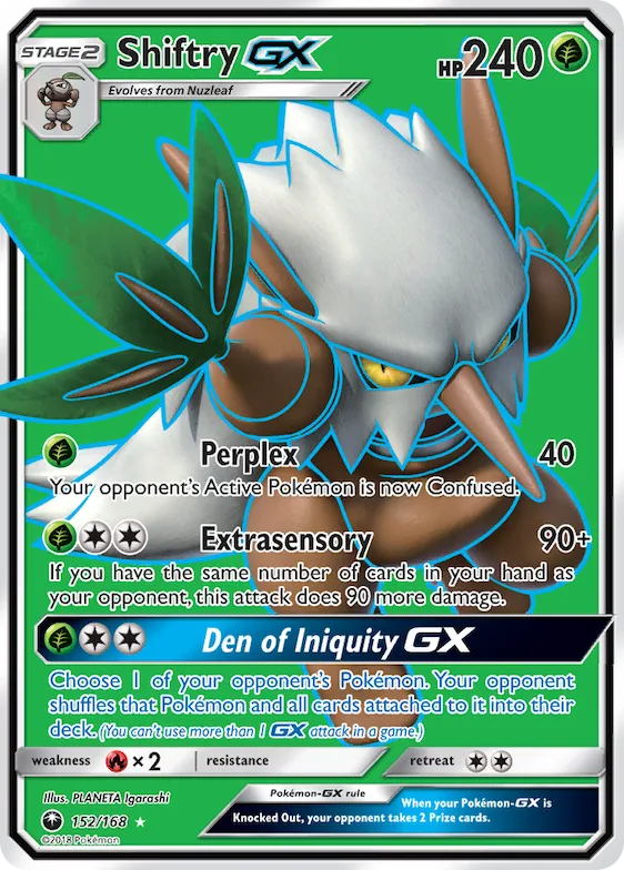 Shiftry-GX #152 – Celestial Storm