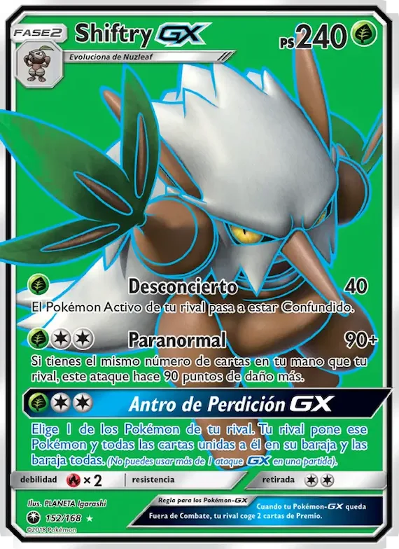 Shiftry GX 152 – Tormenta Celestial