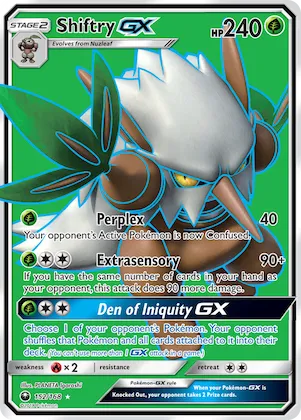 Shiftry-GX #152 – Celestial Storm