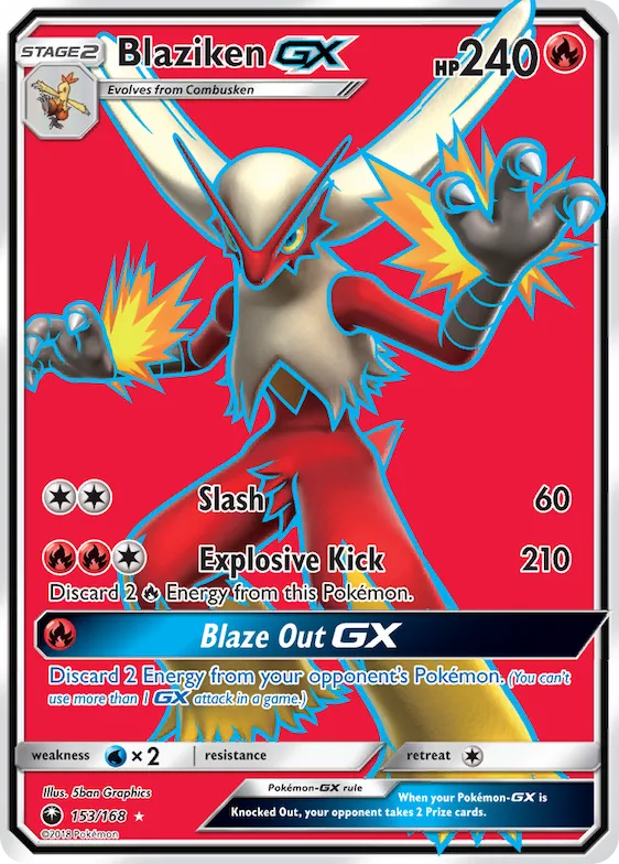 Blaziken-GX #153 – Celestial Storm