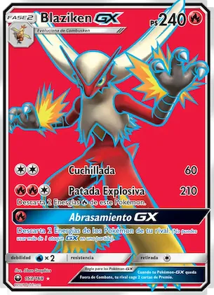 Blaziken GX 153 – Tormenta Celestial