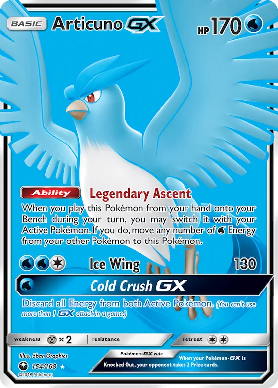 Articuno-GX #154 – Celestial Storm