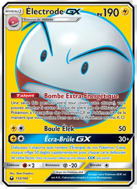 Électrode GX 155 – Tempête Céleste