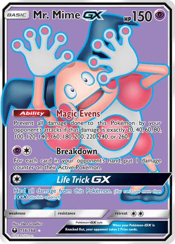 Mr. Mime-GX #156 – Celestial Storm