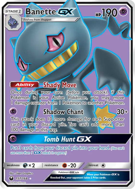 Banette-GX #157 – Celestial Storm